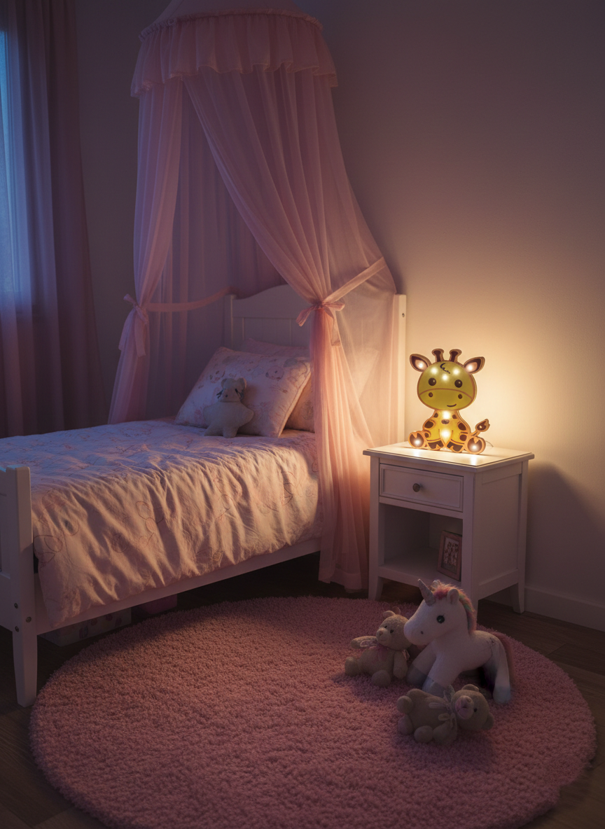 Lampada Rilievo Giraffa