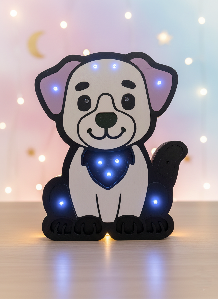 Lampada Rilievo Cagnolino